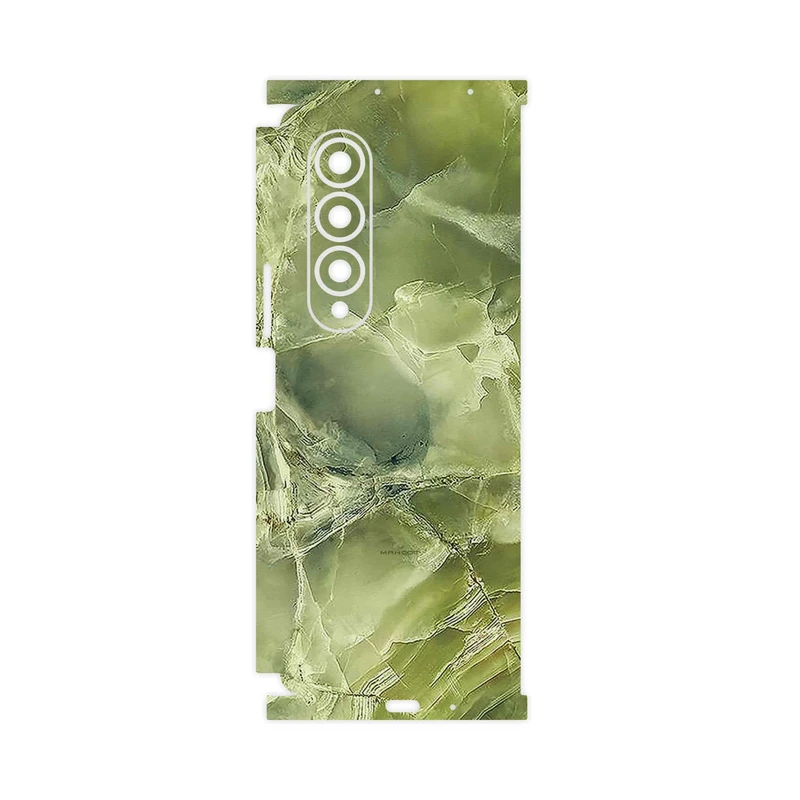 برچسب پوششی ماهوت مدل Green_Crystal_Marble-FullSkin مناسب برای گوشی موبایل سامسونگ Galaxy Z Fold4