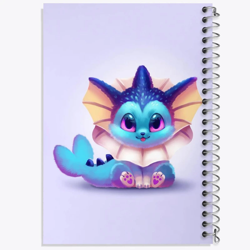 دفتر ژورنال نویسی 50 برگ خندالو مدل نقطه ای طرح دوش انیمه پوکمون کد 17304