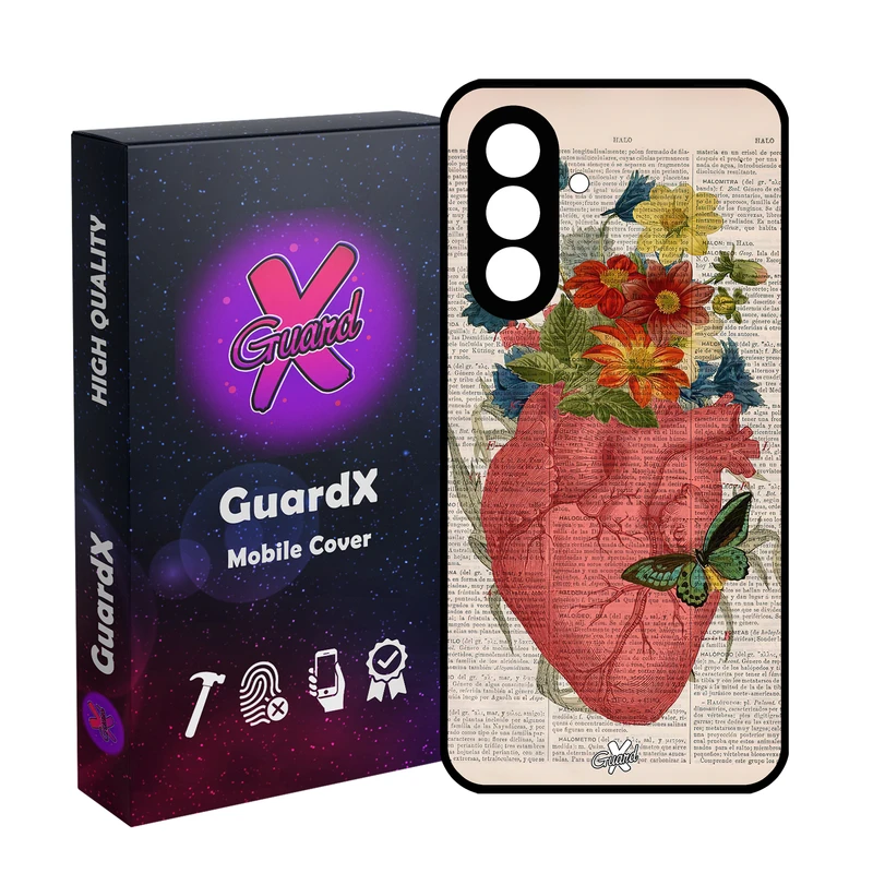 کاور گارد ایکس طرح قلب مدل 10505 مناسب برای گوشی موبایل سامسونگ Galaxy A17 4G / A17 5G