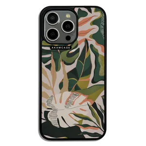 AKAM AMC-WA15PROMAX-LEAVES-31 Cover For Apple iPhone 15 Pro Max