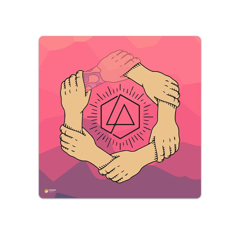 ماوس پد هومرو مدل NX294 طرح Linkin Park سایز 40x40 سانتی‌متر