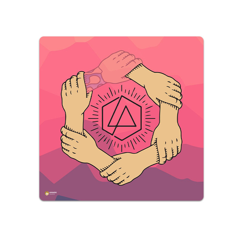ماوس پد هومرو مدل NX294 طرح Linkin Park سایز 40x40 سانتی‌متر
