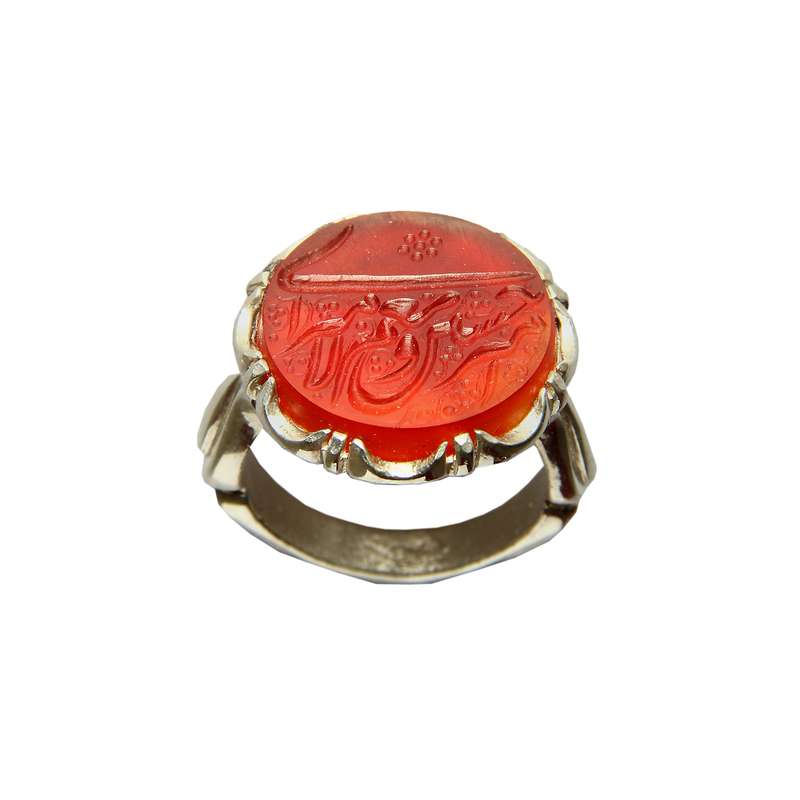 انگشتر نقره مردانه مدل  Religious-018