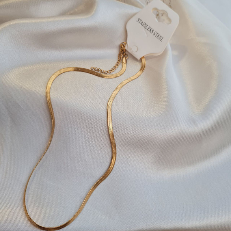 زنجیر زنانه مدل تیغ ماهی کد 453 زنجیر زنانه مدل تیغ ماهی کد 453