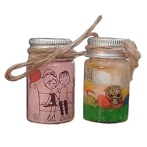 شمع لیوانی مدل عطری 037 مجموعه دو عددی