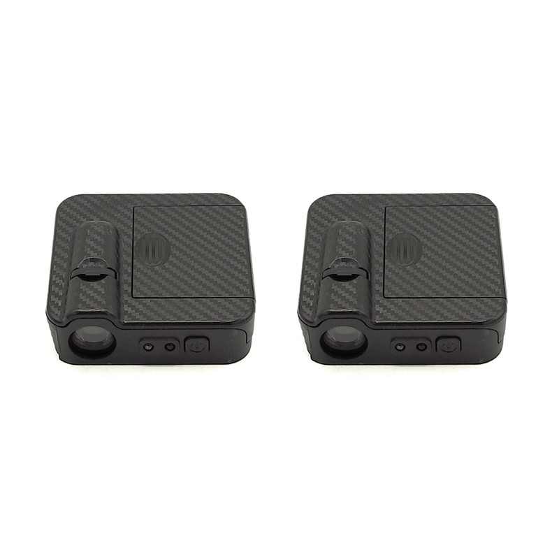 چراغ لوگو زیر درب خودرو مدل ولکام لایت طرح کربن مناسب برای چری بسته دو عددی