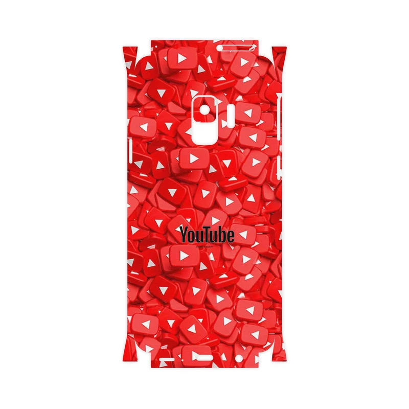 برچسب پوششی ماهوت مدل Youtube-FullSkin مناسب برای گوشی موبایل سامسونگ Galaxy S9