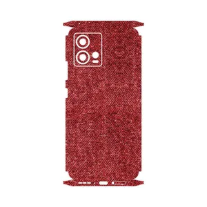 MAHOOT Fabric Texture 4-FullSkin Cover Sticker for Motorola Edge 30 Fusion