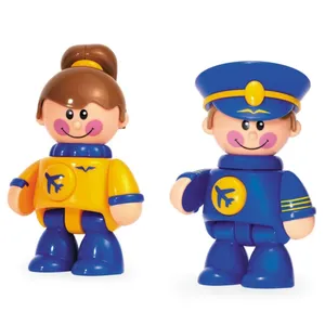 اسباب بازی تولو مدل خلبان و مهماندار بسته 2 عددی