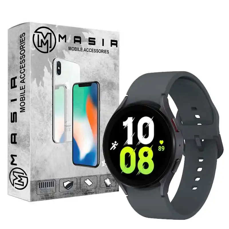 بند مسیر مدل Silic-SGK مناسب برای ساعت هوشمند سامسونگ Galaxy Watch 5 44 mm