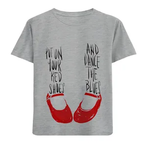 تی شرت آستین کوتاه بچگانه مدل کفش F750