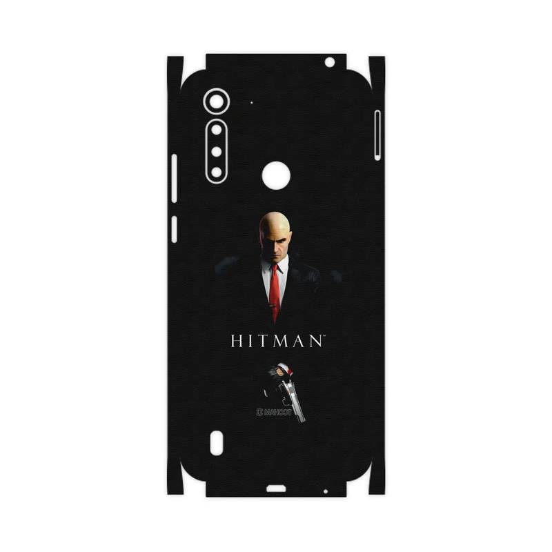 برچسب پوششی ماهوت مدل HITMAN-Game-FullSkin مناسب برای گوشی موبایل موتورولا Moto G8 Power Lite