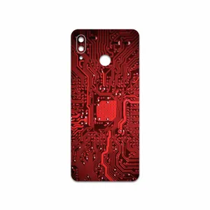 MAHOOT Red Printed Circuit Board Cover Sticker for Honor Play