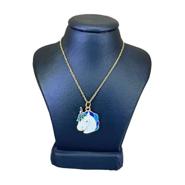 گردنبند دخترانه مدل اسب تک شاخ کد 40201 گردنبند دخترانه مدل اسب تک شاخ کد 40201