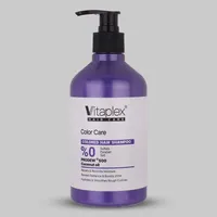 شامپو تثبیت کننده رنگ مو ویتاپلکس مدل CC01 حجم 500 میلی‌لیتر، مناسب موهای رنگ شده، آسیب دیده و وزدار، نرم‌کننده، لطافت‌بخش، ضد زردی، تقویت‌کننده و ترمیم‌کننده