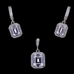 نیم ست نقره زنانه مدل AMT_N090