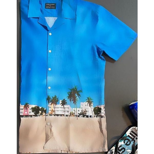 پیراهن آستین کوتاه مردانه پیریمارک مدل 83864 -  - 5