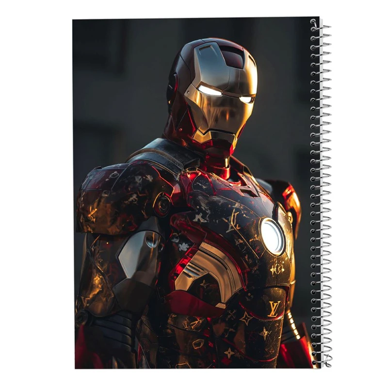 دفتر شطرنجی 50 برگ مدوپد طرح مردآهنی کد DF15646