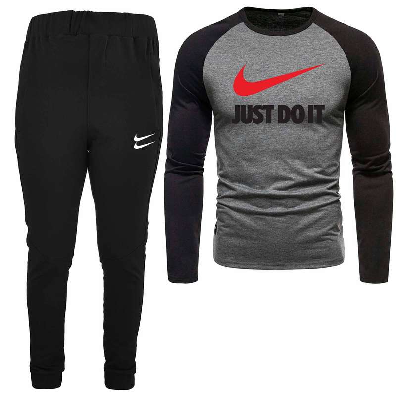 ست تی شرت و شلوار مردانه مدل 04081732 رنگ طوسی