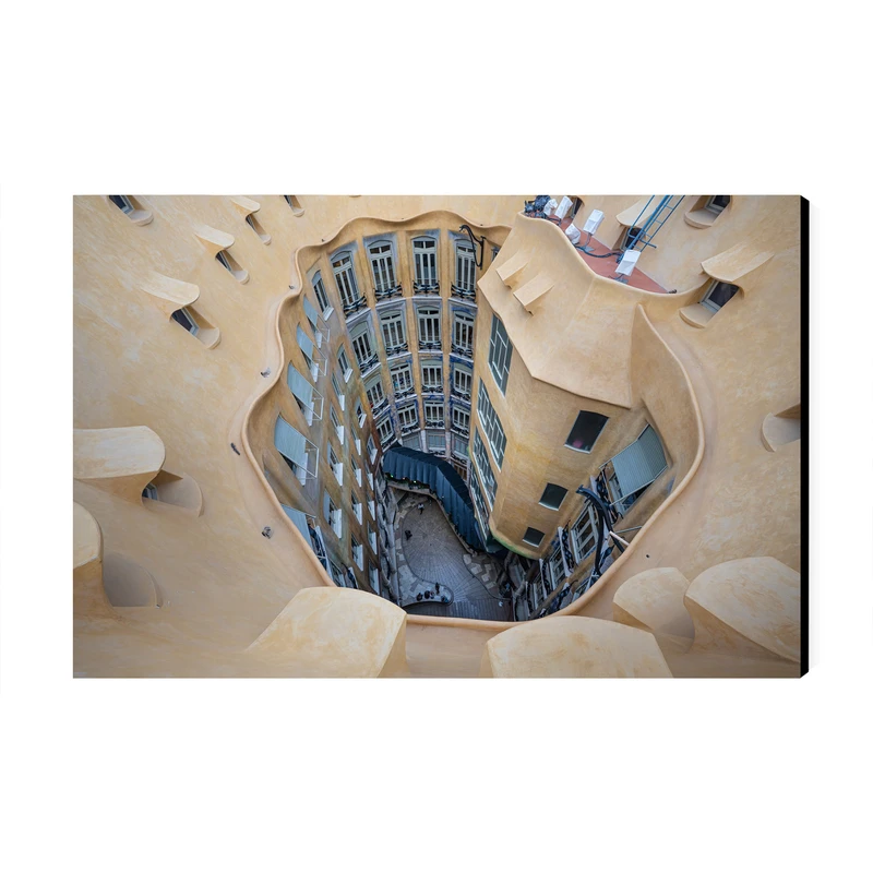 تابلو شاسی عرش طرح گردشگری اسپانیا مدل کازا میلا یا خانه میلا کد As6291