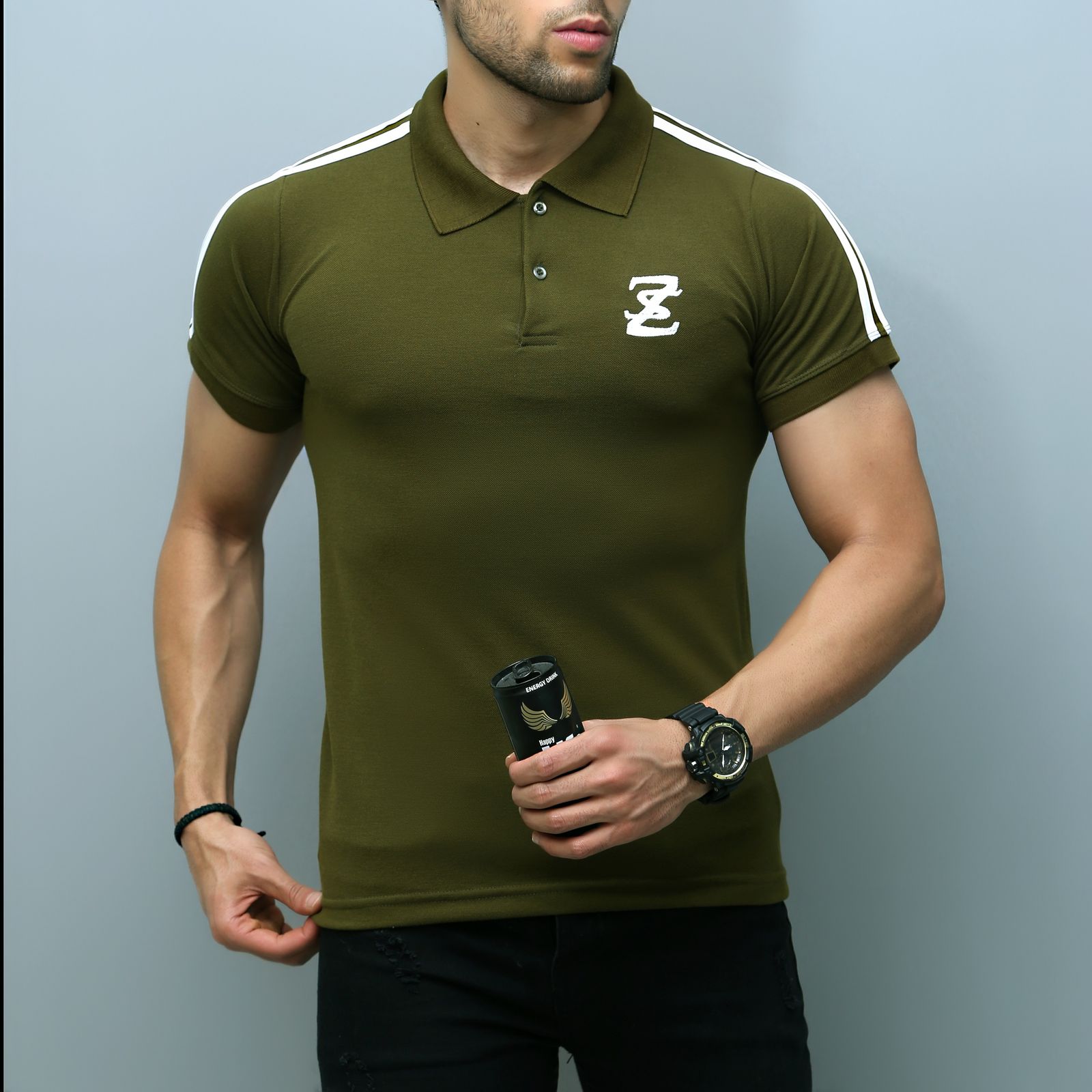 پولوشرت آستین کوتاه ورزشی مردانه سارزی مدل POL_ZS_s.b.z - - 3