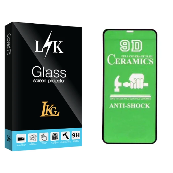 محافظ صفحه نمایش 9D ال کا جی مدل LK Glass مناسب برای گوشی موبایل اپل Iphone XR/11
