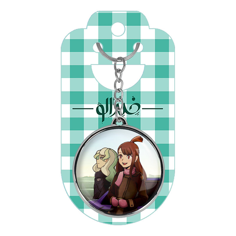 جاکلیدی خندالو طرح اکو و دیانا انیمه جادوگران کوچک Little Witch Academia مدل دوطرفه کد 2293422927 جاکلیدی خندالو طرح اکو و دیانا انیمه جادوگران کوچک Little Witch Academia مدل دوطرفه کد 2293422927