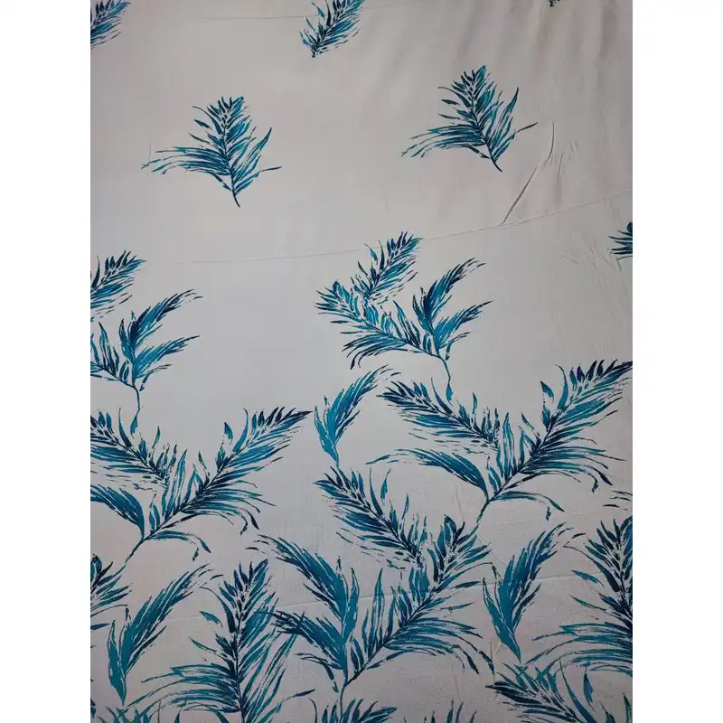 پارچه پرده طرح گل پر