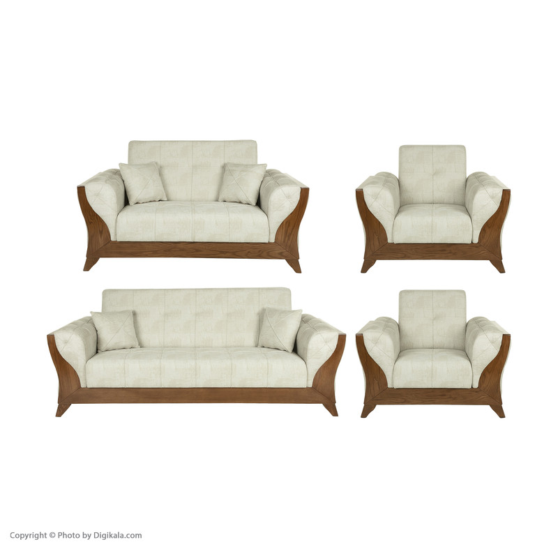 مبل راحتی هفت نفره مدل بلوط کد 001