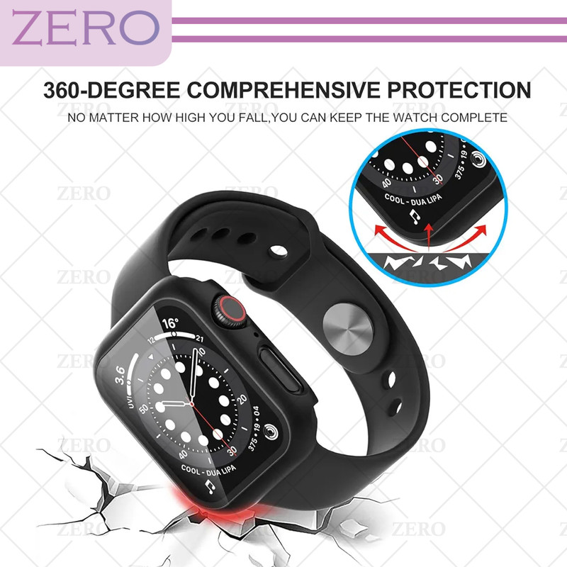 کاور زیرو مدل GUARD-ZR مناسب برای اپل واچ Series 7 Aluminum 41mm / Series 8 Aluminum 41mm / Series 9 Aluminum 41mm