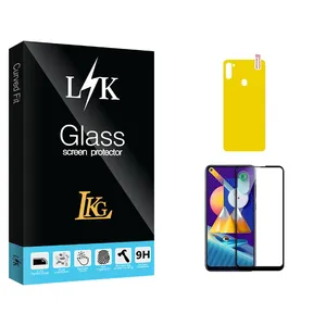 LKG LK Glass Matt Ceramics Screen Protector For Samsung Galaxy M11 With Back Protector