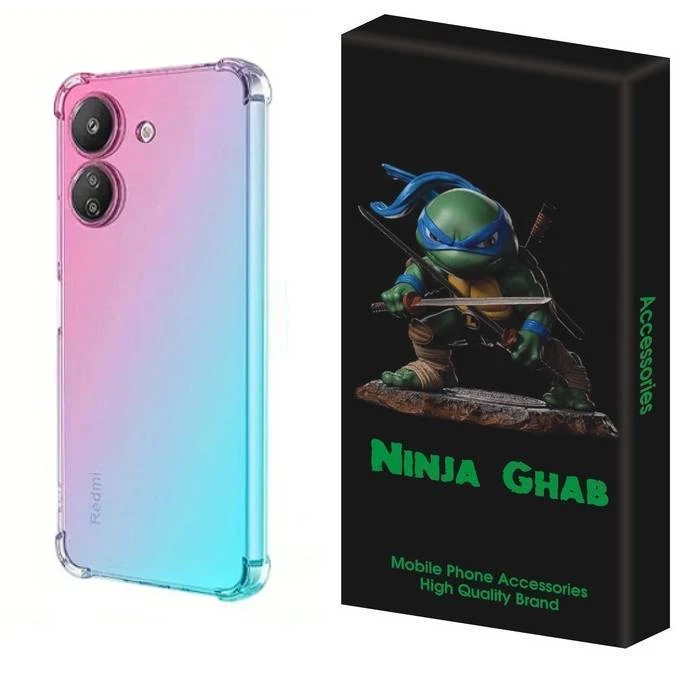 کاور نینجا قاب مدل ژله ای کپسول دار مناسب برای گوشی موبایل شیائومی Poco C65/Redmi 13C 