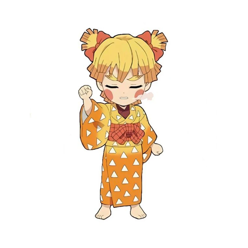 استیکر لپ تاپ و موبایل مدل انیمه طرح شیطان کش زنیتسو آگاتسوما demon slayer Zenitsu Agatsuma کد 745
