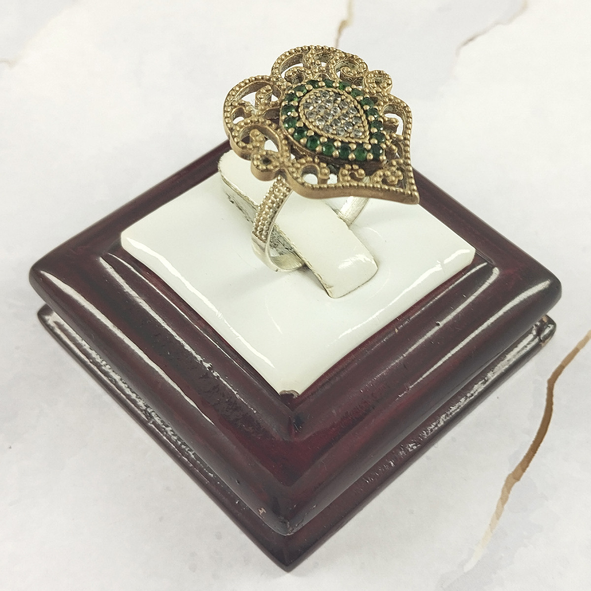 انگشتر نقره زنانه سلین کالا مدل زمرد کد 62 انگشتر نقره زنانه سلین کالا مدل زمرد کد 62