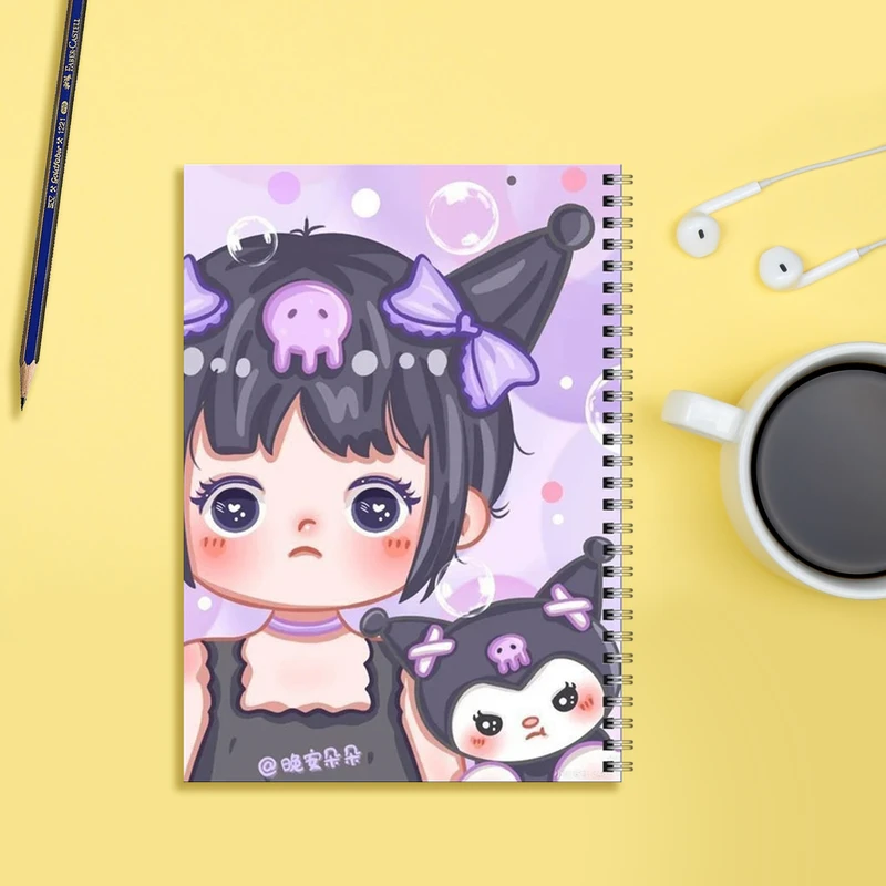 دفتر مشق 80 برگ بامبیلیپ طرح کرومی دخترانه کد 1315197