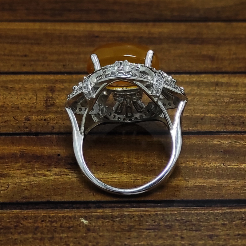 انگشتر نقره زنانه سلین کالا مدل شرف الشمس طبیعی کد Mps-2 انگشتر نقره زنانه سلین کالا مدل شرف الشمس طبیعی کد Mps-2