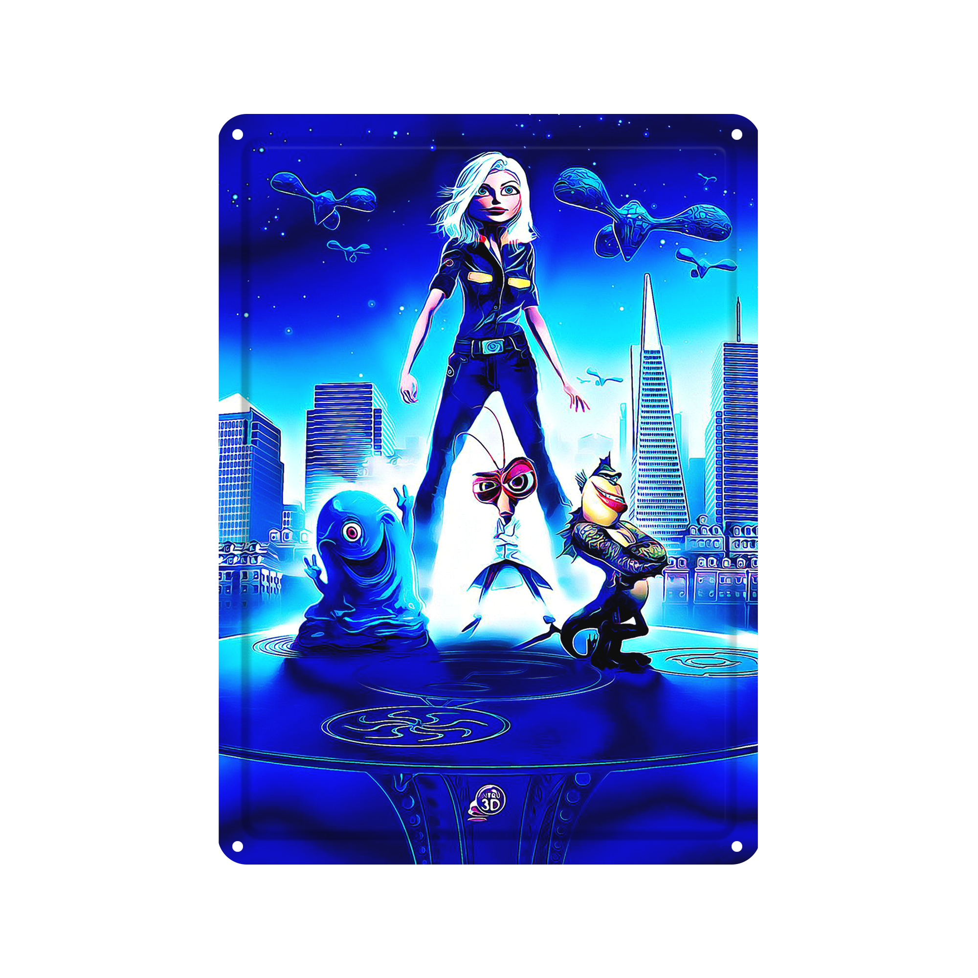 دیوارکوب مدل هیولا ها علیه بیگانگان کد s 1827