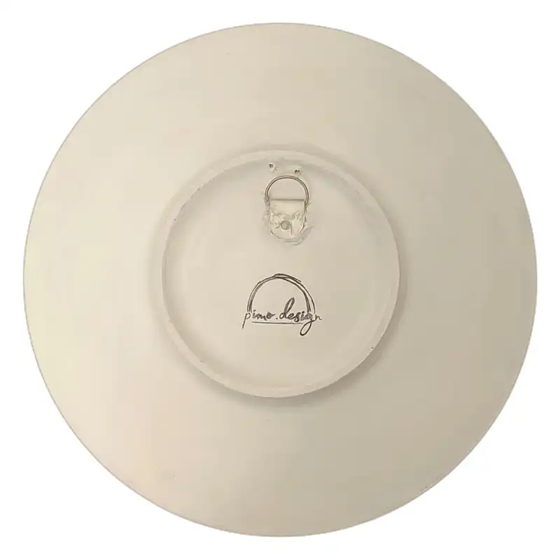 بشقاب دیوارکوب سفالی پیمو دیزاین مدل GNDM30