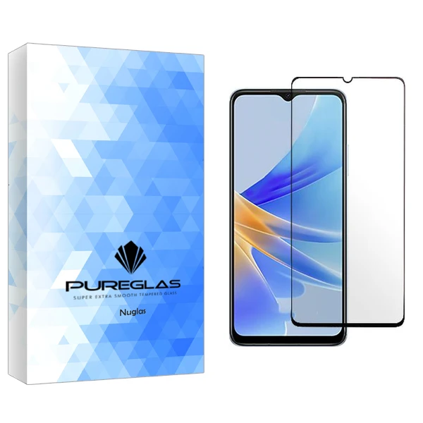 محافظ صفحه نمایش شیشه ای پیور گلس مدل NuGlas مناسب برای گوشی موبایل اوپو A17