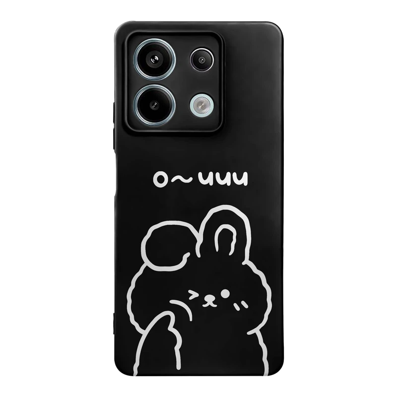 کاور قاب گارد طرح خرگوشی کد f9229 مناسب برای گوشی موبایل شیائومی Redmi Note 13 Pro 5G