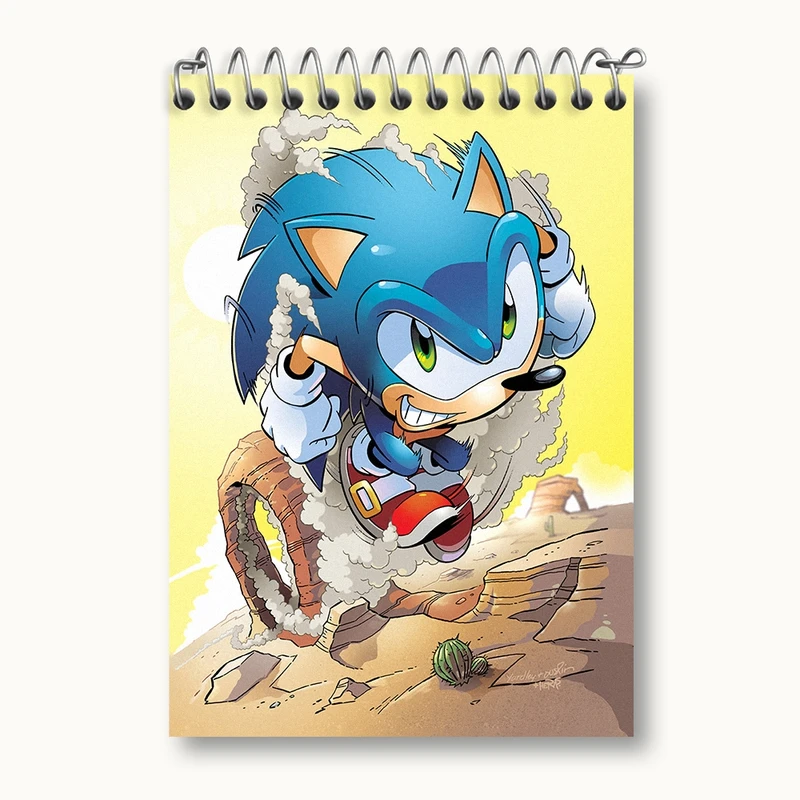 دفتر یادداشت 50 برگ خندالو مدل سونیک (Sonic) کد 37030