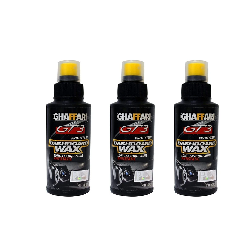 واکس داشبورد غفاری مدل g-t-3 حجم 120 میلی لیتر بسته 3 عددی