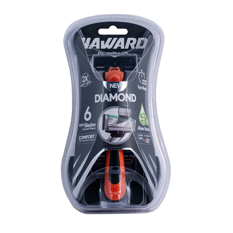 خود تراش هاوارد مدل Diamond به همراه سری یدک بسته 2 عددی