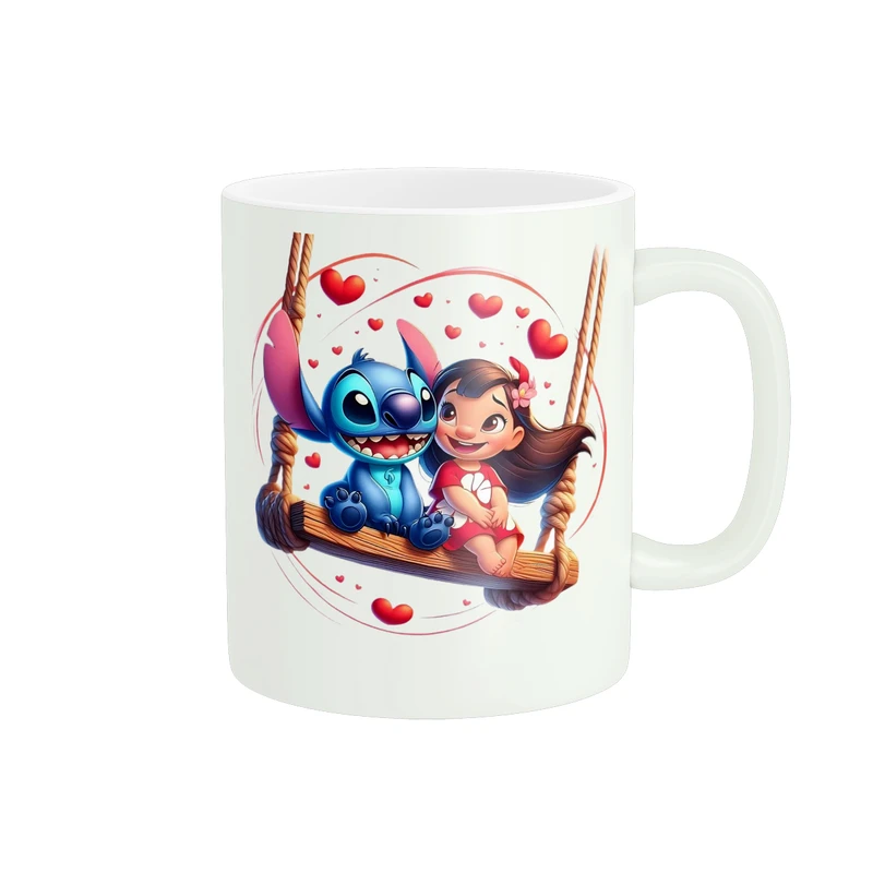 ماگ پادآفرین مدل کارتون استیچ و لیلو Stitch کد PM3787