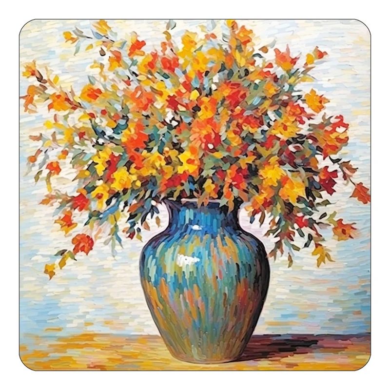 مگنت کاکتی طرح نقاشی رنگ روغن مدل mp73522