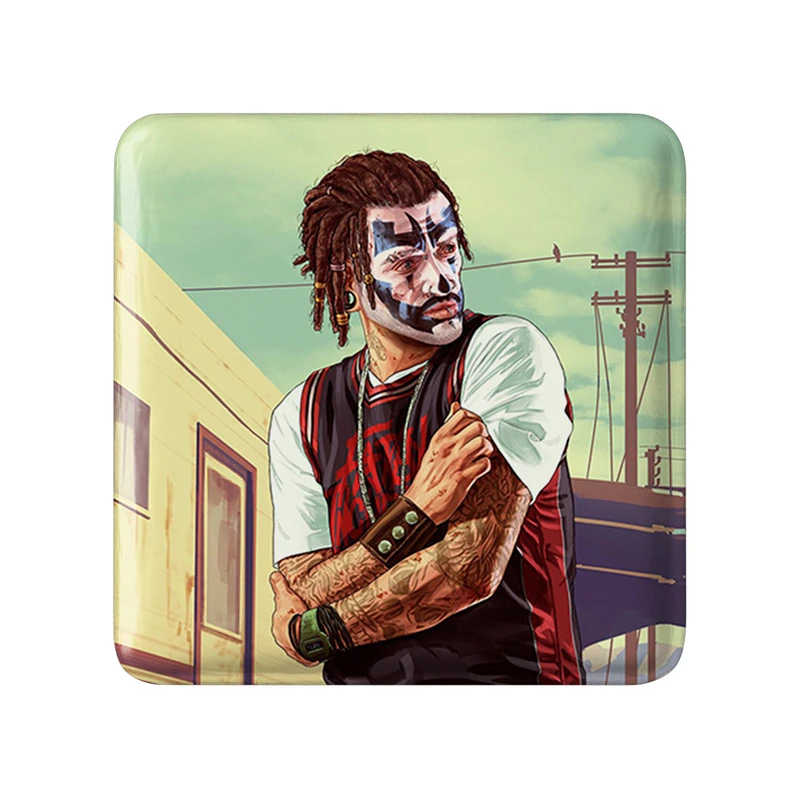 مگنت خندالو طرح وید جی تی ای GTA مدل مربعی کد 30663