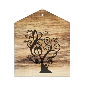 دیوار کوب چوبی مدل درخت