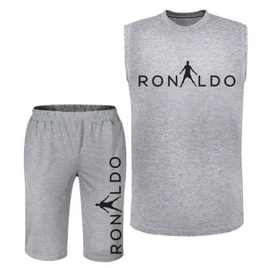 ست تاپ و شلوارک مردانه مدل رونالدو A418