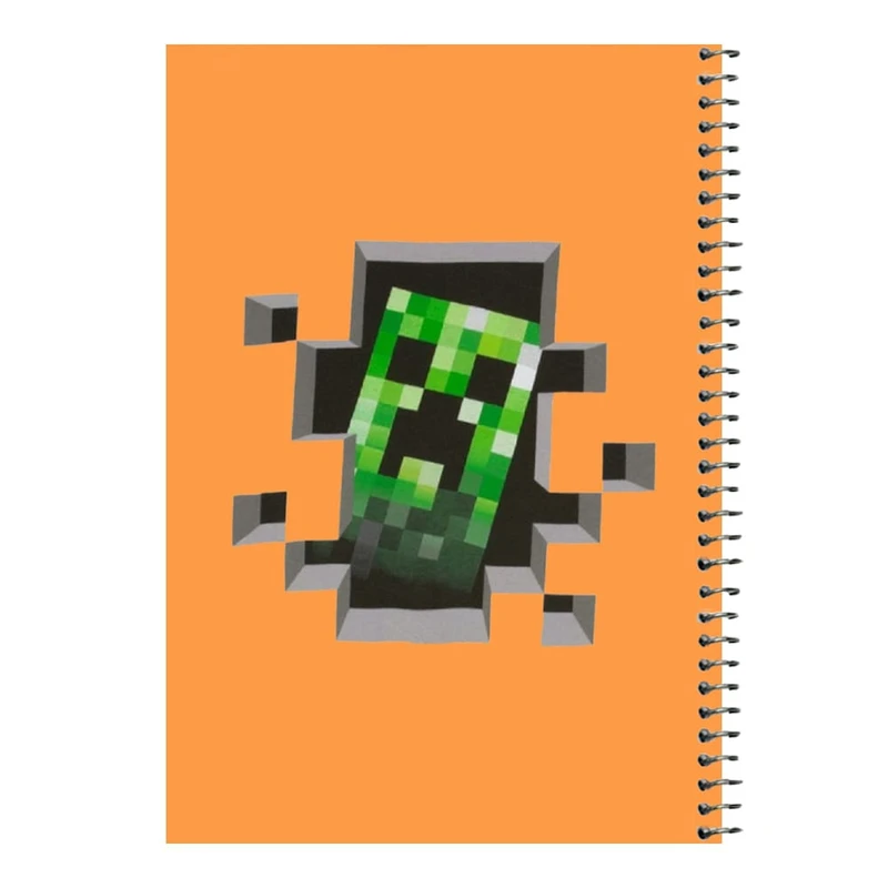 دفتر مشق 80 برگ اس جی مدل ماینکرفت کد۳   