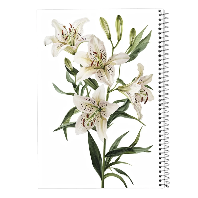 دفتر مشق 50 برگ مدوپد مدل گل کد DF13891